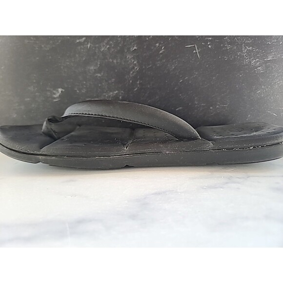 Crocs Black Flip Flops Women's Size 10 - Picture 6 of 10
